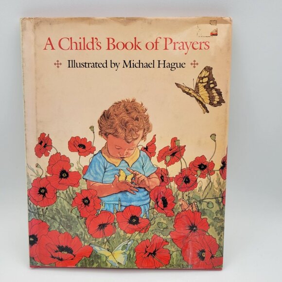 Childs Book of Prayers by Michael Hague 1985 Hardcover Dust Jacket 1st Edition - Picture 1 of 10